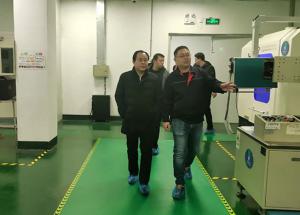 澗西區(qū)委書記、高新區(qū)黨工委書記謝峰到麥斯克電子調(diào)研慰問